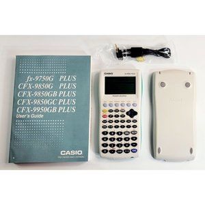 Casio FX-9750G Plus Power Graphic Calculator With Book Cover And Power Cord